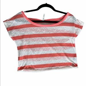 Aeropostale stripped crop top